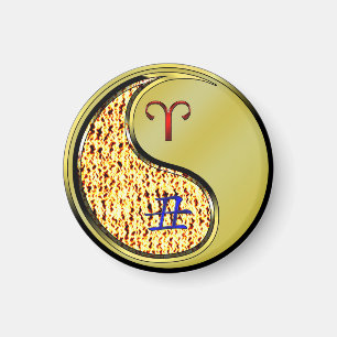 Imã Aries e Ox de metal