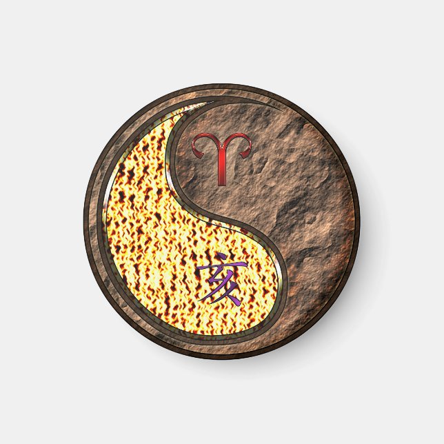 Imã Aries & Earth Boar (Frente)