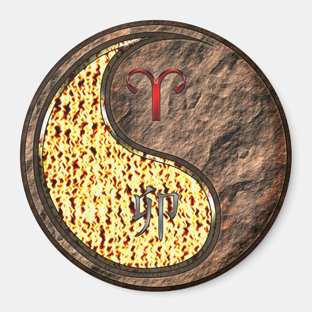 Imã Aries & Earth Rabbit (Frente)