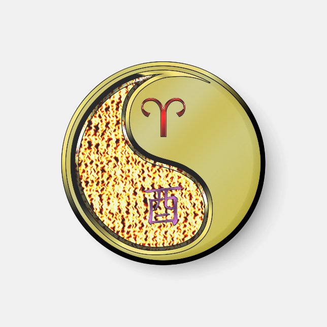 Imã Aries & Metal Rooster (Frente)