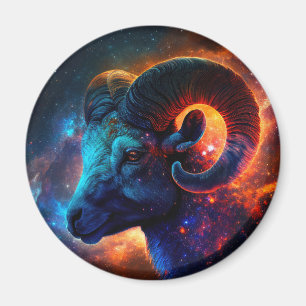 Imã Aries Sinal de Estrela Zodíaca - Sem Texto - Magne