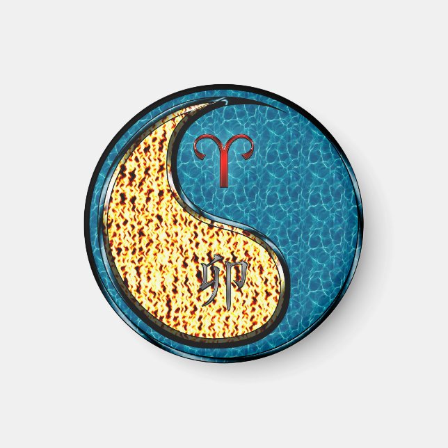 Imã Aries & Water Coelho (Frente)