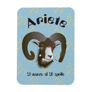 Ímã Ariete 21 al marzo 20 Premium Flexi íman Aprile