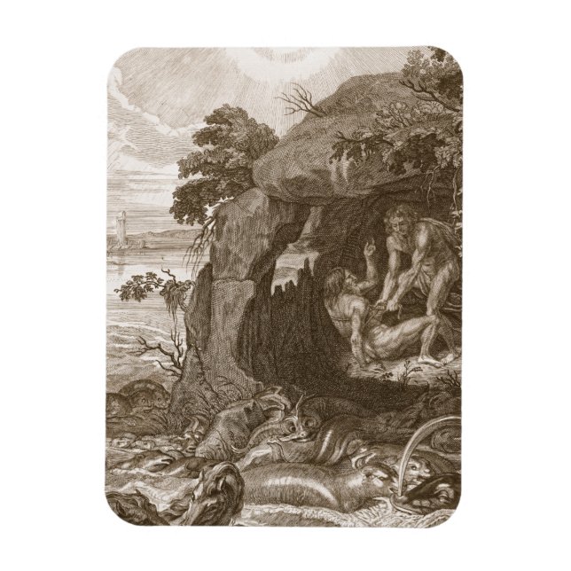 Ímã Aristeus Compels Proteus para Revelar seus Óragos, (Vertical)