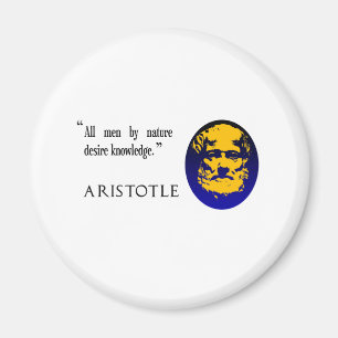 Imã Aristotle no conhecimento. Ímã da filosofia
