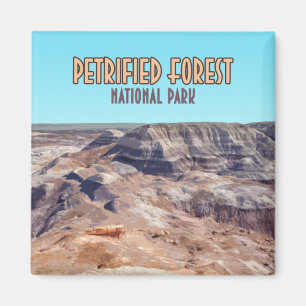 Imã Arizona do Parque Nacional da Floresta Petrificada