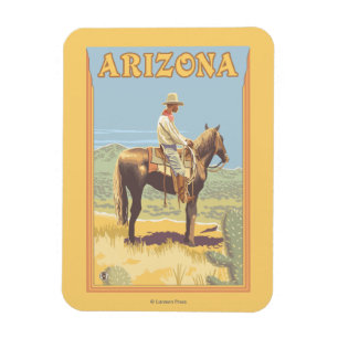 Ímã Arizona do vaqueiro (vista lateral)
