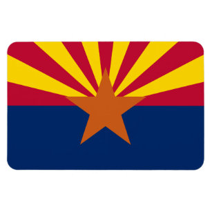 Ímã Arizona Flag, American The Copper State