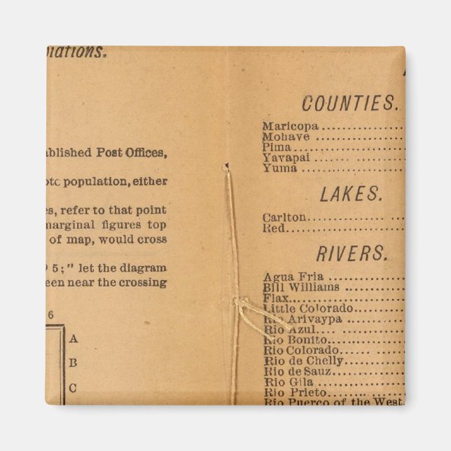 Imã Arizona Rand McNally (Frente)