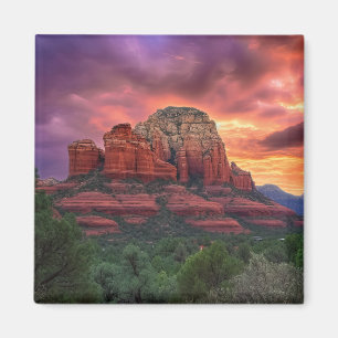 Imã Arizona Vermelha Sedona Rocha Natureza Bonita Suns
