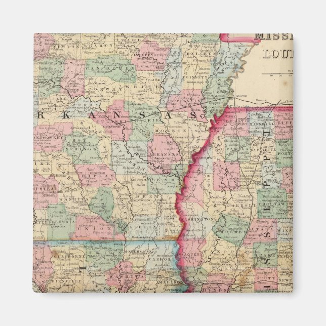Imã Ark, Senhorita, Mapa La por Mitchell (Frente)