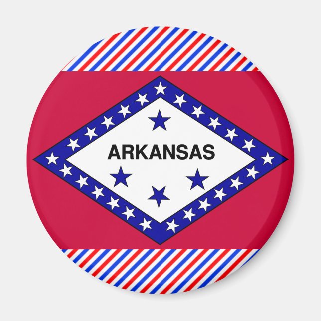 Imã Arkansas Flag (Frente)
