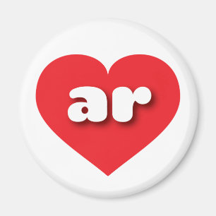 Imã Arkansas Red Heart - amor