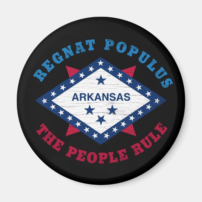 IMÃ ARKANSAS STATE FLAG (Frente)