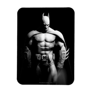 Ímã Arkham City   Batman Black and White Wide Pose