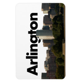 Ímã Arlington TX Skyline c/Arlington no Sky Magnet