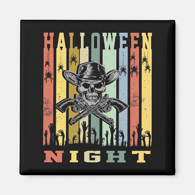 Imã Arma Caveira, Noite de Halloween (Frente)