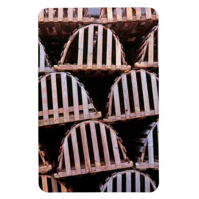 Ímã Armadadilhas de Lagosta de Madeira Verticais (Vertical)
