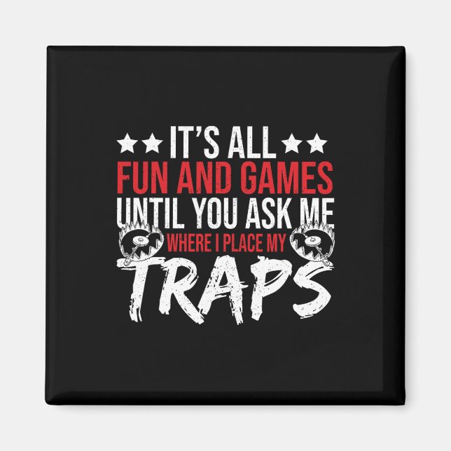 Imã Armadilhas Caçadoras de Armadilhas Armando Armadil (Frente)