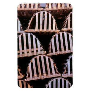 Ímã Armadilhas de lagosta de madeira verticais