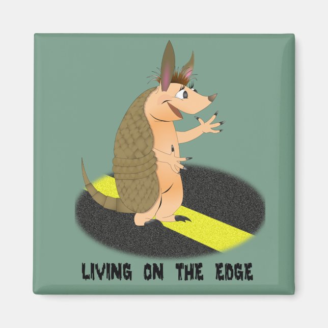 Imã Armadillo Edge Square Magnet (Frente)