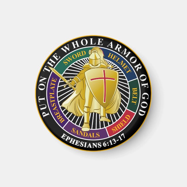 Imã Armadura de Deus (Frente)