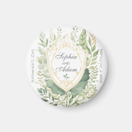 Imã Armamento Rustic Greenery Personaliza Magnet
