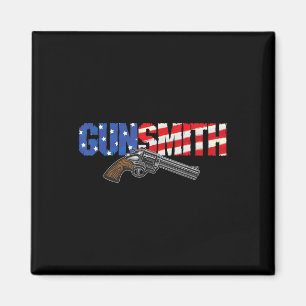Imã Armas americanas Patriota Bandeira EUA Estilo Retr