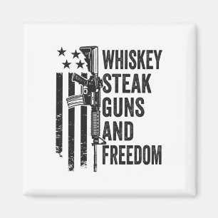 Imã Armas E Liberdade De Whiskey Steak - Gri De Churra