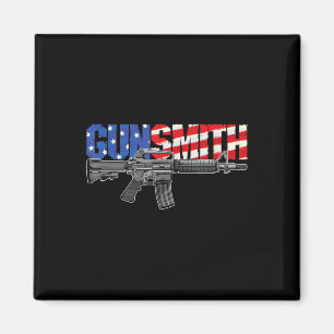 Imã Armeiro Americano Patriota Bandeira EUA Estilo Ret