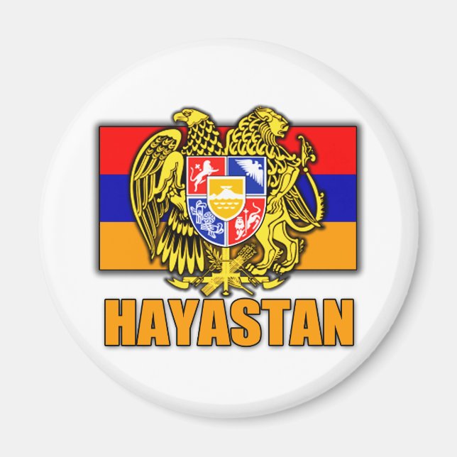 Imã Armênia Hayastan Casaco de Armas (Frente)