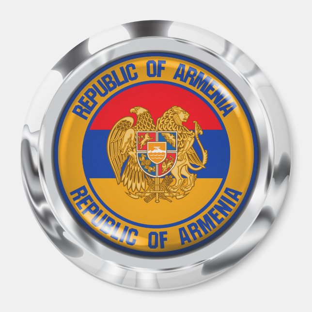 Imã Armênia Round Emblem (Frente)