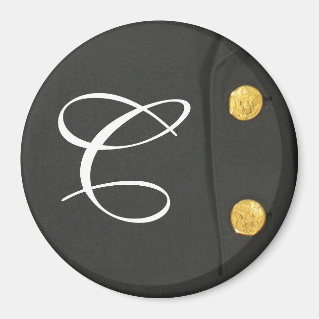 Imã ARMY Classe A Monograma de Vestido Uniforme Magnét (Frente)