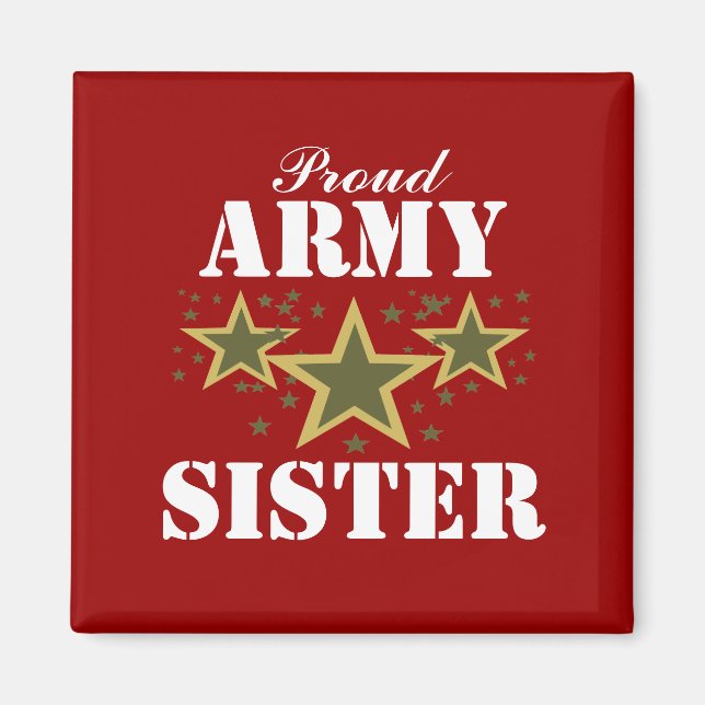 IMÃ ARMY SISTER MAGNET (Frente)