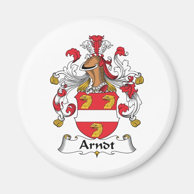 Imã Arndt Family Crest (Frente)