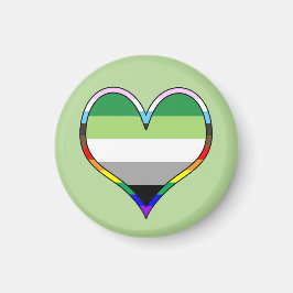 Imã Aro Pride Heart Magnet