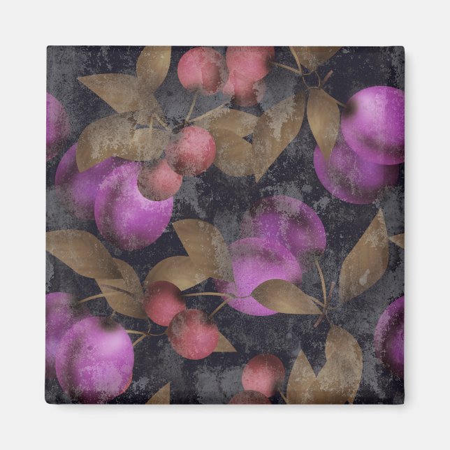 Imã Aromas frutas, de ameixa, de cereja (Frente)