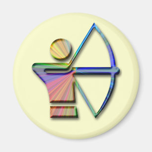 Imã Arqueiro com arco & seta