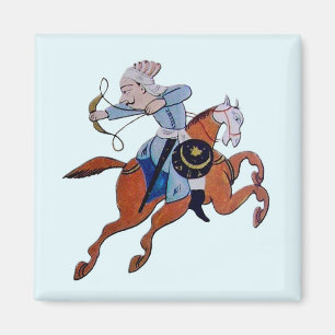 Imã Arqueiro persa a cavalo