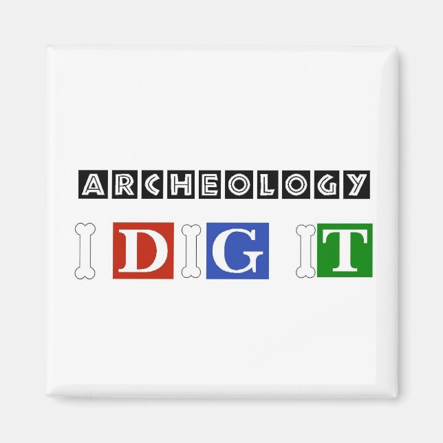 Imã Arqueologia Eu Canto (Frente)