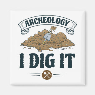 Imã Arqueologia Eu Desenho Arqueologia Archaeologista