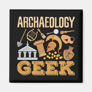 Imã Arqueologia Geek Professor Aluno Arqueólogo