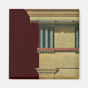 Imã Arquitetura clássica do vintage, Entablature do