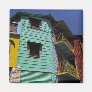 Imã Arquitetura colorida do bairro La Boca