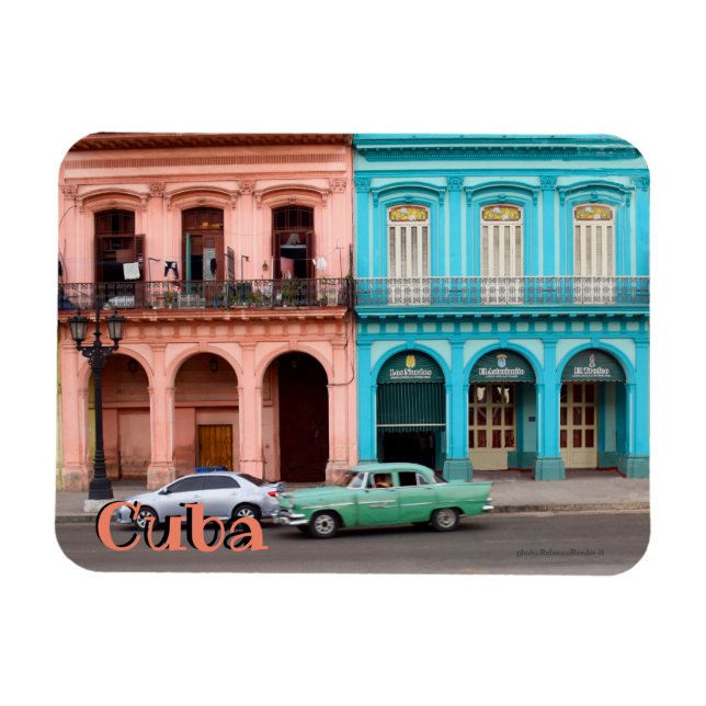 Ímã Arquitetura Cuba Havana - Magnet de Fotografias Fl (Horizontal)