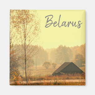 Imã Arquitetura da Bielorrússia Paisagem Rural Ímã