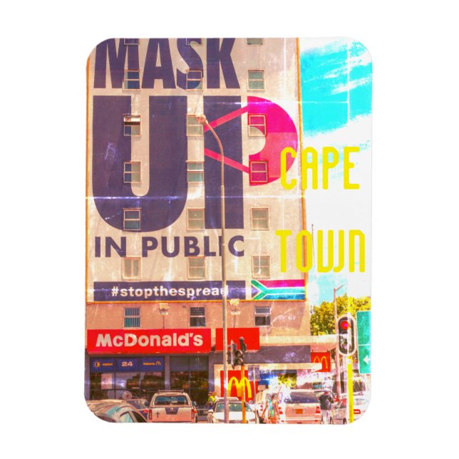 Ímã Arquitetura de paisagem urbana da Cidade do Cabo n (Vertical)