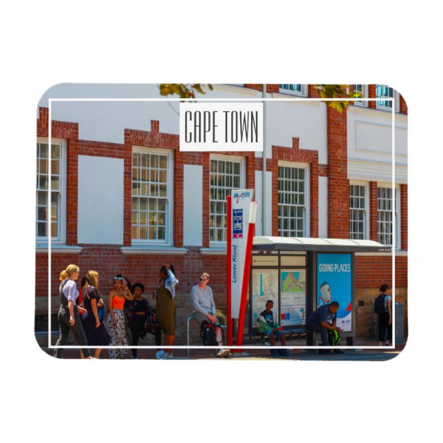 Ímã Arquitetura de paisagem urbana da Cidade do Cabo n (Horizontal)