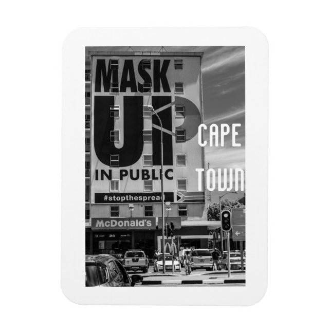 Ímã Arquitetura de paisagem urbana da Cidade do Cabo n (Vertical)