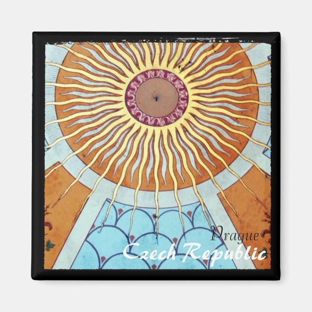 Imã Arquitetura de Praga, República Checa (Magnet) (Frente)